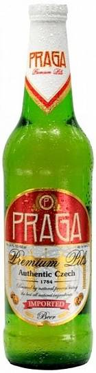 Пиво "Praga" Premium Pils Прага Премиум Пилс стекло 50