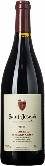 Вино Domaine Bernard Gripa AOC Saint-Joseph  2020 750 мл  14%