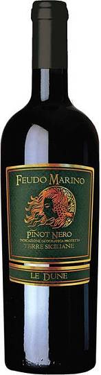 Вино красное полусухое Feudo Marino, "Le Dune" Pinot Nero, T