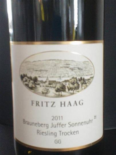 Вино Fritz Haag Brauneberger Juffer Sonnenuhr Riesling Trocken Mosel  2016 750 мл