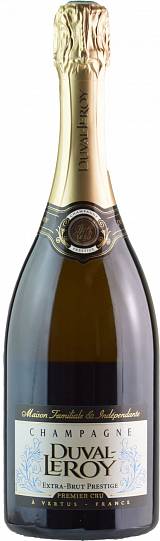 Шампанское Duval-Leroy  Extra-Brut Prestige Premier Cru  Brut  gift box 2014 750