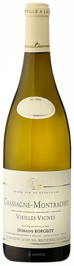 Вино Domaine Borgeot Chassagne-Montrachet Vieilles Vignes  2019 750 мл 13%