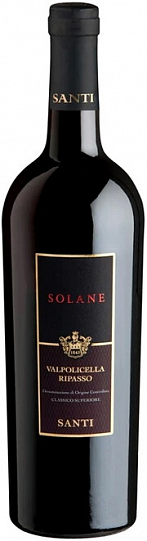 Вино Santi  Solane  Ripasso Valpolicella Classico Superiore DOC  Солане Рипа