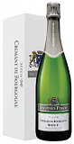 Игристое вино Simonnet-Febvre Cremant de Bourgogne Brut Blanc gift box Симонне-Февр Креман де Бургонь Брют Блан в подарочной коробке  750 мл