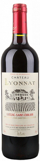 Вино Chateau Lyonnat  AOC Lussac Saint-Emilion  2012 750 мл