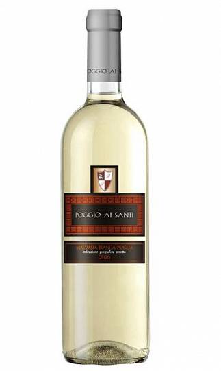 Вино белое сухое MALVASIA BIANCA "POGGIO AI SANTI", «ПОДЖО 