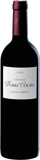 Вино Chateau Domi-Cours Bordeaux Superieur AOC   2016 750 мл