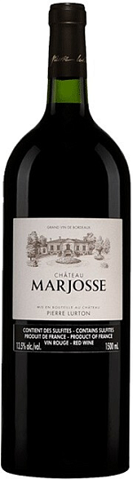 Вино Chateau Marjosse  Rouge Bordeaux AOC  2018 3000 мл