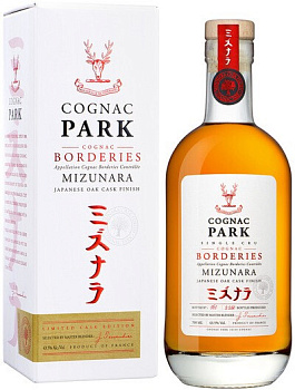 Коньяк Park Borderies Mizunara Парк Бордери Мизунара 43,5% в подарочной коробке 700 мл