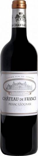 Вино Chateau de France AOC Pessac Leognan red  2015 750 мл