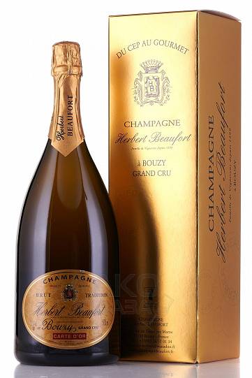 Шампанское Herbert Beaufort Carte Or Bouzy Grand Cru 3000 мл 12% в п/у