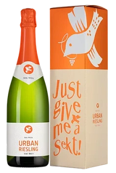Игристое вино Urban Riesling Sekt  Nik Weis St. Urbans-Hof  gift box  750 мл  12%