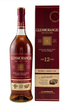 Виски Glenmorangie The Accord 12 Years Old в подарочной упаковке 1000 мл