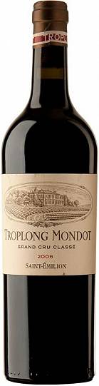 Вино Chateau Troplong Mondot  Шато Троплон Мондо 2007  750 мл