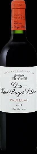 Вино Chateau Haut-Bages Liberal Pauillac AOC   2018 750 мл