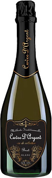 Игристое вино  Cuvee d'Argent   Blanc Brut   2018  750 мл