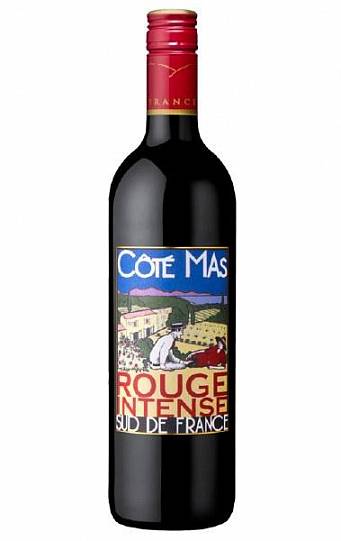 Вино  Côté Mas  Rouge intense  Коте Мас Руж Интенс 2018   750 мл