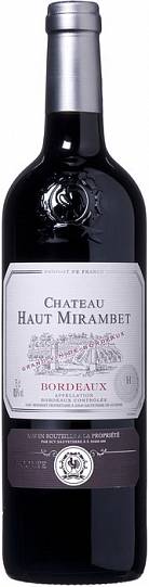Вино   Chateau Haut Mirambet, Bordeaux АОC  Шато О Мирамбе, 2018  750 м