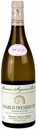 Вино Domaine Seguinot-Bordet  Chablis 1er Cru  Fourchaume" AOC 2022 750 мл