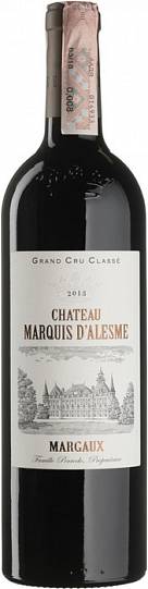 Вино Chateau Marquis d'Alesme  Margaux AOC  2015 750 мл 
