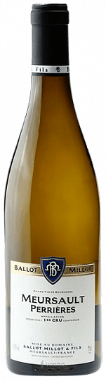 Вино Domaine Ballot Millot Meursault 1er Cru Perrières  2016 750 мл 13,5%