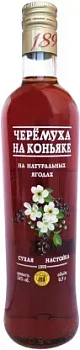 Настойка Шуйская Черемуха на Коньяке полусладкая  500 мл