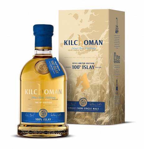 Виски  Kilchoman 100% Islay   gift box Килхоман  100% Айла  в подар