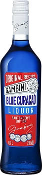 Ликер   Gambini   Blue Curacao  700  мл 23%