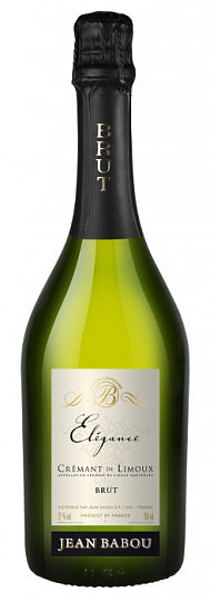 Вино Cremant de Limoux Jean Babou Brut Elegance 750мл 12.5%