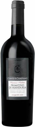 Вино Conte di Campiano Primitivo di Manduria DOC      750 мл