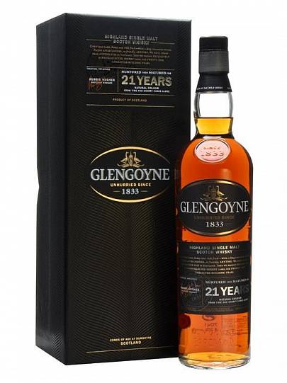 Виски Glengoyne 21 Years old gift in box 700 мл