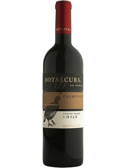 Вино Botalcura Carmenere Grand Reserve La Porfia  2012 750 мл