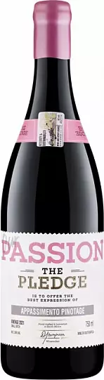 Вино  The Pledge  Our Passion Appassimento Pinotage  750 мл  16,5%