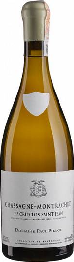 Вино Domaine Paul Pillot  Chassagne-Montrachet 1-er Cru Clos Saint Jean  AOC Blanc whi