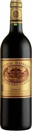 Вино Chateau Batailley Pauillac AOC Grand Cru Classe    2013 375 мл 13,5%