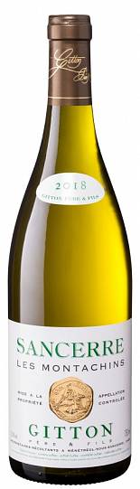Вино Gitton Pere & Fils  Sancerre  Les  Montachins  AOC  2018    750 мл