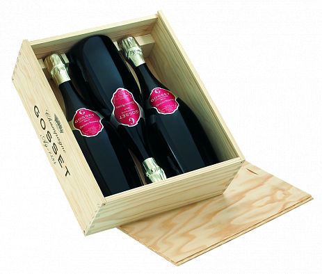 Шампанское Grand Reserve Brut  wooden box for 3 bottles  750 мл