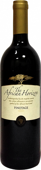 Вино The African Horizon Pinotage 750 мл 14% Африканский Горизонт