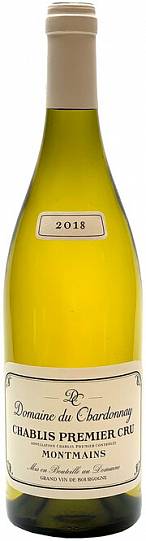 Вино Domaine du Chardonnay Chablis 1-er Cru Montmains  2018 750 мл 13%