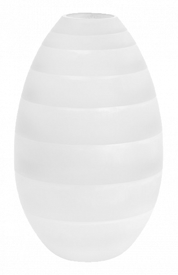 Ваза Orrefors Bon Bon Vase White Ваза белая из серии Бон Бон