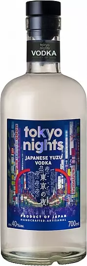Водка Tokyo Nights Japanese Yuzu   700 мл 40%