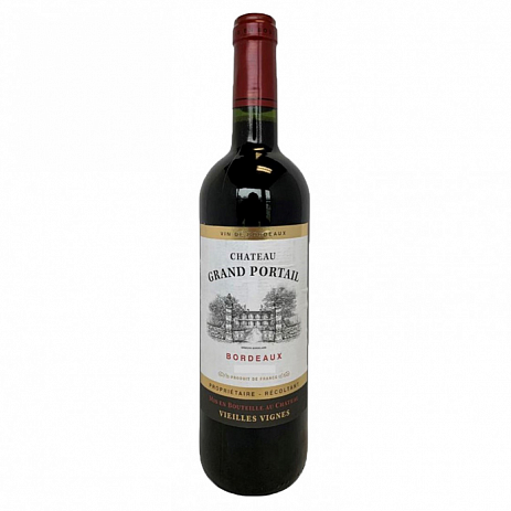 Вино Chateau Grand Portail Bordeaux AOP red dry   2018 750 мл