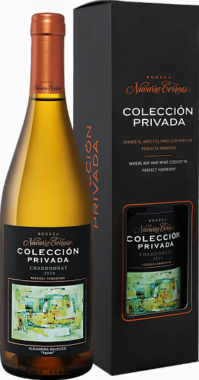 Вино Вodega Navarrо Correas Coleccion Privada Chardonnay   Mendoza DO  Бодега 