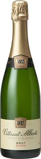 Игристое вино Vitteaut-Alberti, Cremant de Bourgogne Brut  Blanc    750 мл 1