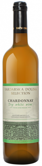 Вино   Chardonnay Vardarska Dolina Selection Шардоне Вардарска Дол