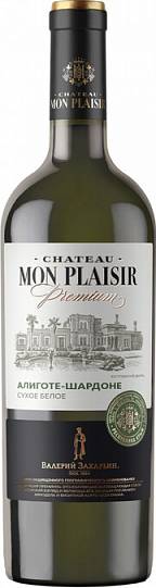 Вино  Chateau Mon Plaisir Premium Aligote-Chardonnay   Шато Монплезир П