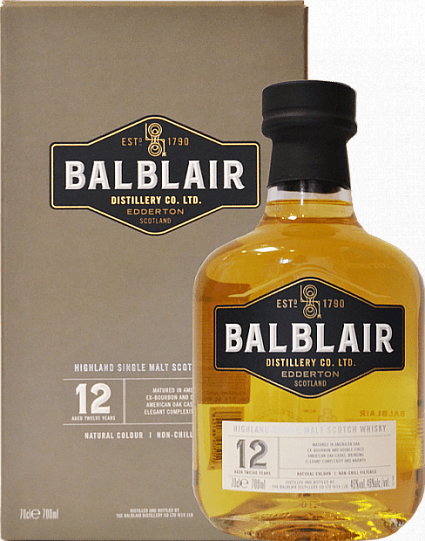 Виски  Balblair Whiskey   12 Year Old   700 мл