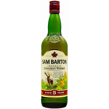 Виски Sam Barton Canadian Whisky 5 year 700мл