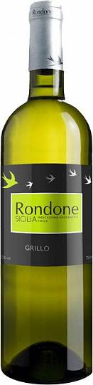 Вино Settesoli Rondone  Grillo Sicilia IGT  Рондоне Грилло  2018  750 м
