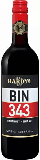 Вино Hardys Bin 343 Cabernet-Shiraz Хардис Бин 343  Каберне-Шираз